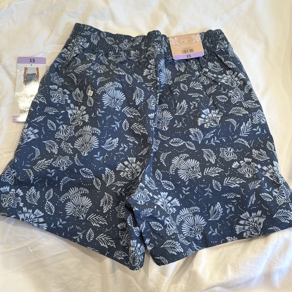 Jachs Girlfriend Ladies' Printed Chino Shorts, blue, XS - Picture 6 of 6